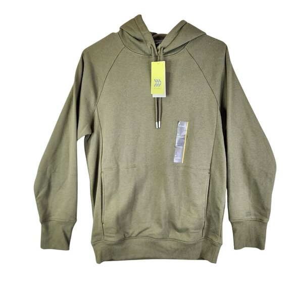 all in motion Other - Mens All In Motion Olive Geen Pullover Fleece Hoodie Drawstring Long Sleeve S